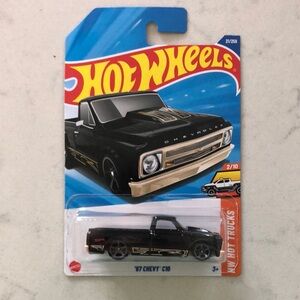 Black '67 Chevy C10 Toy Truck